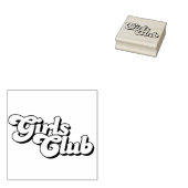 Mädchenclub Gummistempel (Stempel)