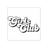 Mädchenclub Gummistempel (Prägung)