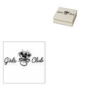 Mädchenclub Gummistempel (Stempel)