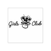 Mädchenclub Gummistempel (Prägung)