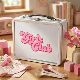 Mädchenclub Metall Brotdose