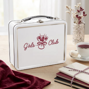 Mädchenclub Metall Brotdose