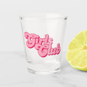 Mädchenclub Schnapsglas (Vorderseite)