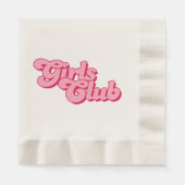 Mädchenclub Serviette (Vorderseite)