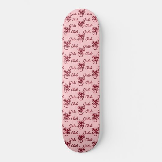 Mädchenclub Skateboard (Vorderseite)