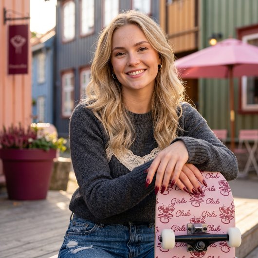 Mädchenclub Skateboard