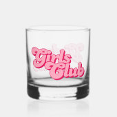 Mädchenclub Whiskyglas (Rückseite)