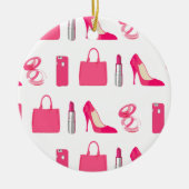 Mädchendesign Keramikornament (Vorne)