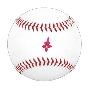 Mädchendesign, leichtes Gold, purpurpurrot Baseball