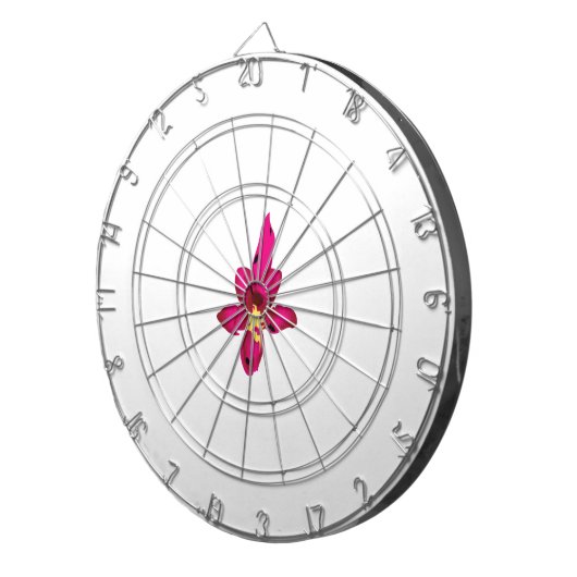 Mädchendesign, leichtes Gold, purpurpurrot Dartscheibe (Vorderseite rechts)