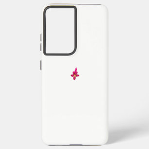 Mädchendesign, leichtes Gold, purpurpurrot Samsung Galaxy Hülle