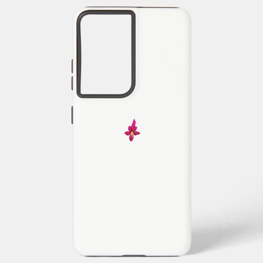 Mädchendesign, leichtes Gold, purpurpurrot Samsung Galaxy Hülle (Rückseite)