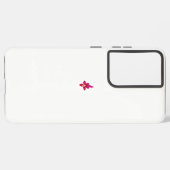 Mädchendesign, leichtes Gold, purpurpurrot Samsung Galaxy Hülle (Linke Seite)