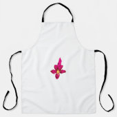 Mädchendesign, leichtes Gold, purpurpurrot Schürze (Vorderseite)