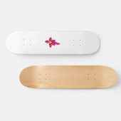 Mädchendesign, leichtes Gold, purpurpurrot Skateboard (Horizontal)