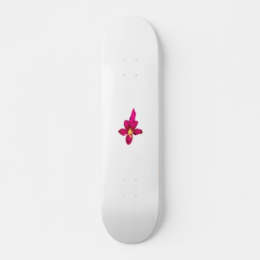 Mädchendesign, leichtes Gold, purpurpurrot Skateboard (Vorne)