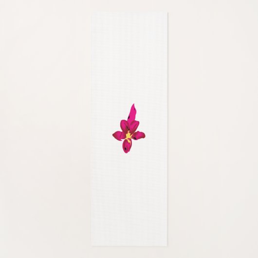 Mädchendesign, leichtes Gold, purpurpurrot Yogamatte (Vorderseite)