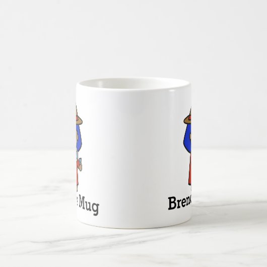 Mädchendetektiv mit Glass Kaffeetasse (Mittel)