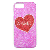 MÄDCHENDRUCKER GLITZER Case-Mate iPhone HÜLLE (Rückseite)