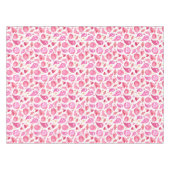 Mädchendusche Party Pink Tablecloth Tischdecke (Vorderseite (Horizontal))