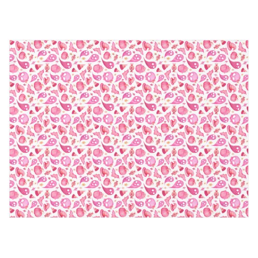 Mädchendusche Party Pink Tablecloth Tischdecke (Vorderseite (Horizontal))