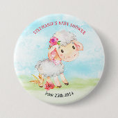 Mädchenduschenfarm Button (Vorderseite)