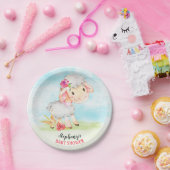 Mädchenduschenfarm Pappteller (Party)