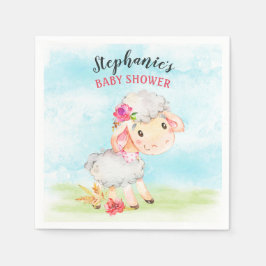 Mädchenduschenfarm Serviette