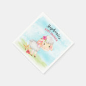 Mädchenduschenfarm Serviette (Ecke)