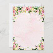 Mädchenfarm Kinderdusche Einladung (Rückseite)