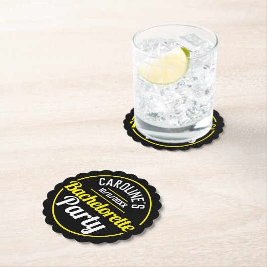 Mädchenfeier eines Junggeselinnen-Abschieds Untersetzer (Vor Ort)