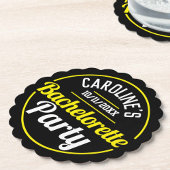 Mädchenfeier eines Junggeselinnen-Abschieds Untersetzer