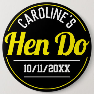 Mädchenfeier-Hen-Do-Button Button