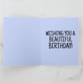 MÄDCHENFIREFLIS BIRTHDAY GROSSE GRÜSSENKARTE DANKESKARTE (Innenseite)