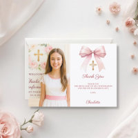 Mädchenfoto rosa Schleife Bestätigung