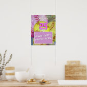 Mädchenfrauen ergänzen Ihr Softball-Foto Poster (Küche)