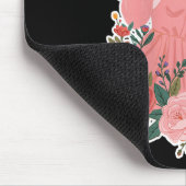 Mädchenfreundschaft blüht Schwesterlichkeit zusamm Mousepad (Ecke)