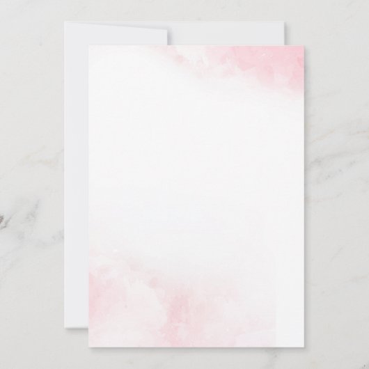 Mädchenfuchs Einladung zum Geburtstag (Rückseite)