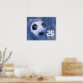 Mädchenfußball-Gedenkmannschaft ihren Namen Poster (Küche)