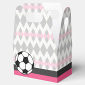 Mädchenfußball-Party zum Geburtstag Geschenkschachtel (Geöffnet)