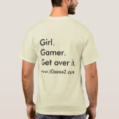 MädchenGamer T-Shirt (Rückseite)