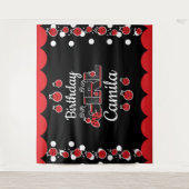 Mädchengeburtsdesigns Wandteppich (Vorderseite)