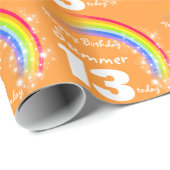 Mädchengemusterte Verpackung des Geschenkpapier (Rolleneckpunkt)