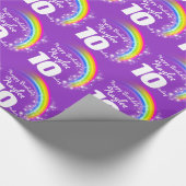 Mädchengemusterte Verpackung des Geschenkpapier (Ecke)