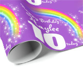 Mädchengemusterte Verpackung des Geschenkpapier (Rolleneckpunkt)