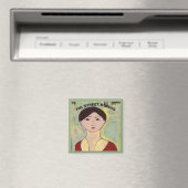 Mädchengesicht nach Matisse Magnet (In Situ (Geschirrspüler))