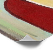 Mädchengesicht nach Matisse Poster (Ecke)