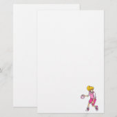 Mädchengetröpfel Briefpapier (Vorne/Hinten)