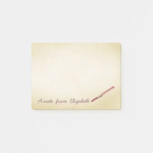 Mädchenhaft ausgeklügelter Lippenstift süß Post-it Klebezettel