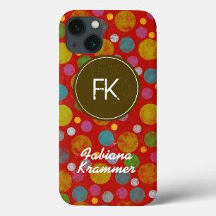 mädchenhaft personalisierbare Farbe Punkte Case-Mate iPhone Hülle